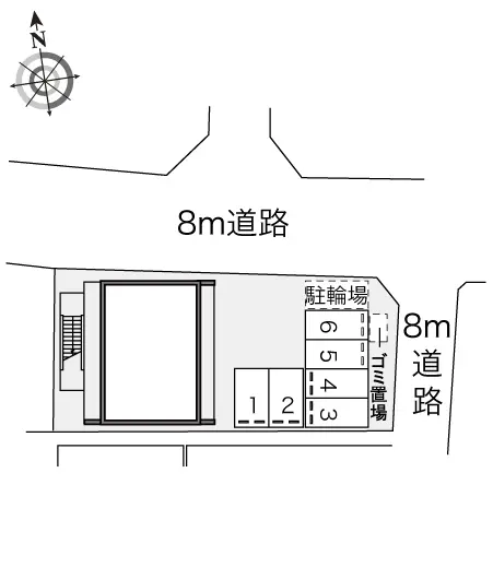 ★手数料０円★高槻市津之江町　月極駐車場（LP）